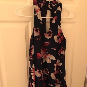 miami dress with triangle cut in the front